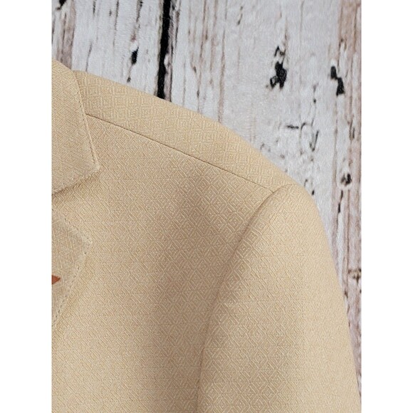 GC Men's Sz 56 MCR Moda Crise Textured Blazer Sport Coat in Mustard Tan NEW $400 - Picture 2 of 12